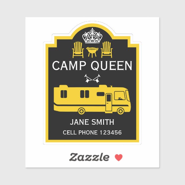 RV Camping Queen USA (Sheet)