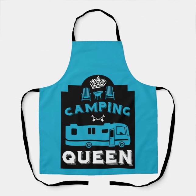RV Camping Queen USA Apron (Front)