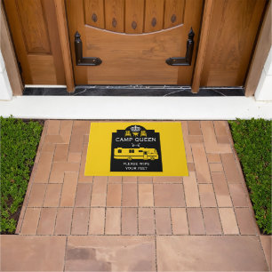 RV Camping Queen USA Doormat