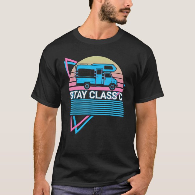 RV Camping RV Camping Truck Camping Retro_18 T-Shirt (Front)