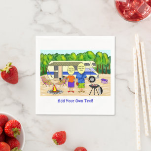 RV Cartoon Napkin
