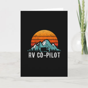 Rv Co-pilot Shirt Motorhome Travel Vacation Gift Card