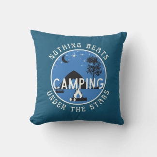 RV Décor - Blue Nothing Beats Camping Under Stars Cushion