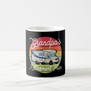 RV Grandpa's Retirement Plan - Camping Gift Coffee Mug