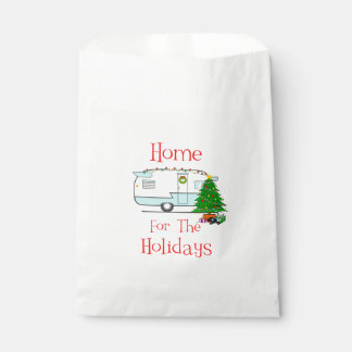 RV Home For The Holidays Favour Bag