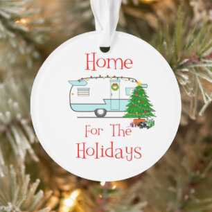 RV Home For The Holidays Ornament