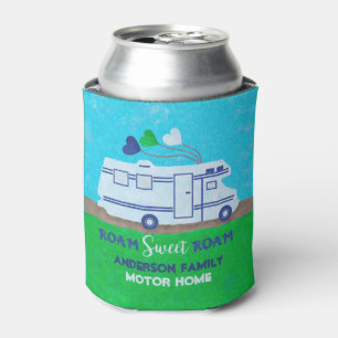RV Motorhome Camper Roam Personalised Name V2 Can Cooler