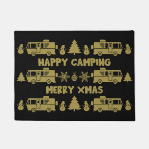 RV Motorhome Christmas Decor Doormat