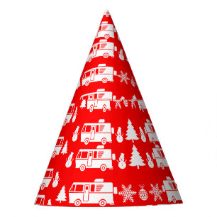 RV Motorhome Christmas Decor Party Hat