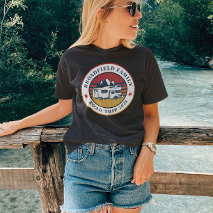 RV Road Trip Mum Matching Family Vacation Campers T-Shirt