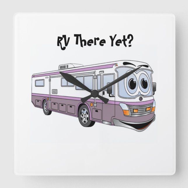 RV THERE YET CLASS A CLOCK (Front)