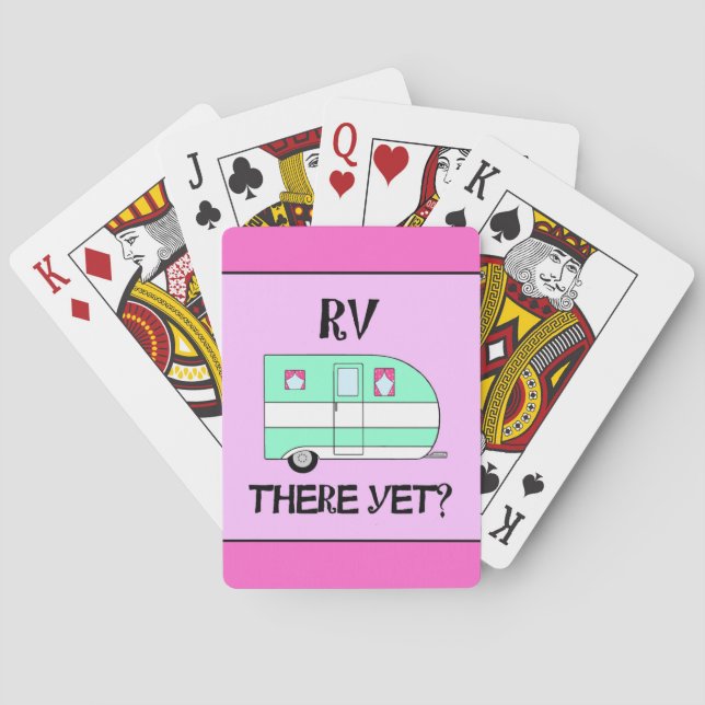 "RV There Yet?" Playing Cards (Back)
