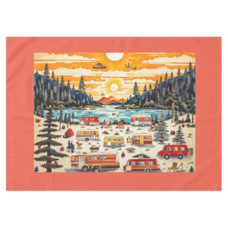 RV Travels Tablecloth