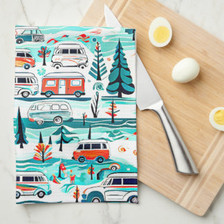 RV Travels Tea Towel