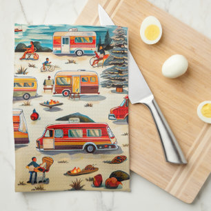 RV Travels Tea Towel