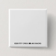 RVE Ian Macks' IDENTITY CRISIS Pin (White Square)