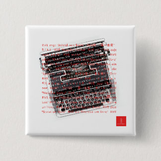RVE SAYS: "Write A Book" Square Pin