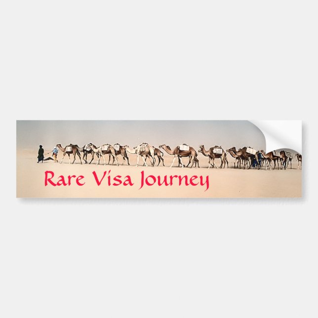 RVJ- Salt caravan in the Sahara Bumper Sticker (Front)