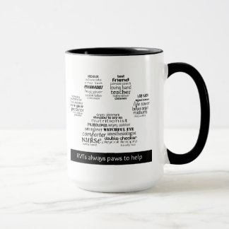 RVT Pawprint mug