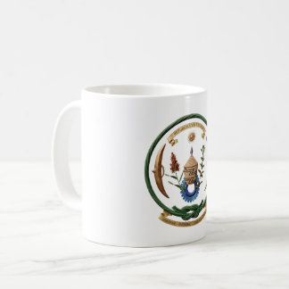 Rwanda coat arms country flag symbol  coffee mug