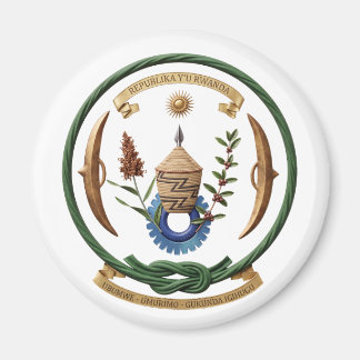 Rwanda coat arms country flag symbol emblem magnet