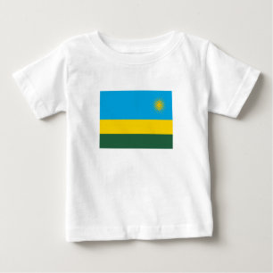 Rwanda Flag Baby T-Shirt