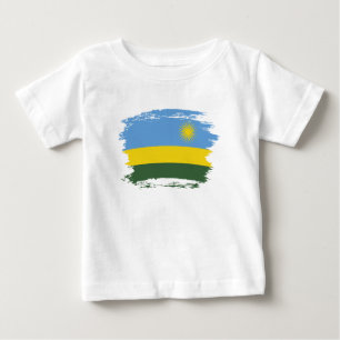 Rwanda flag baby T-Shirt