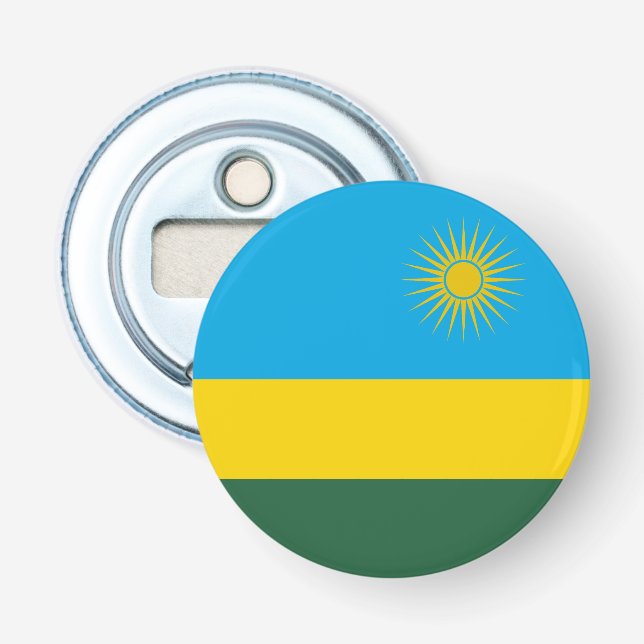 Rwanda Flag Bottle Opener (Front)