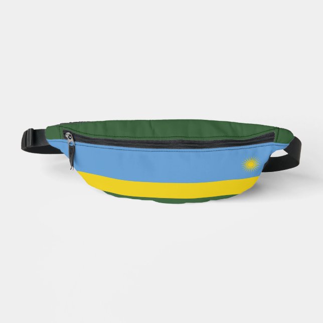 Rwanda flag bum bags (Front)