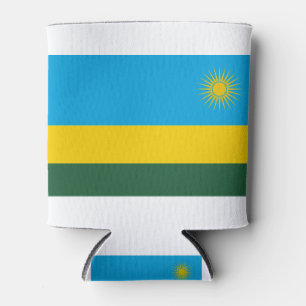 Rwanda Flag Can Cooler