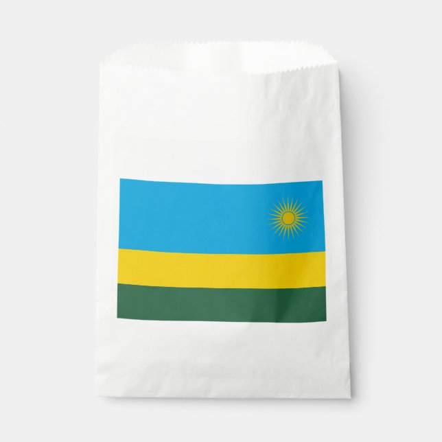 Rwanda Flag Favour Bag (Front)