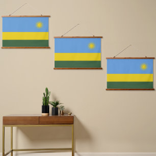 Rwanda flag hanging tapestry