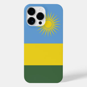 Rwanda flag iPhone 14 pro max case
