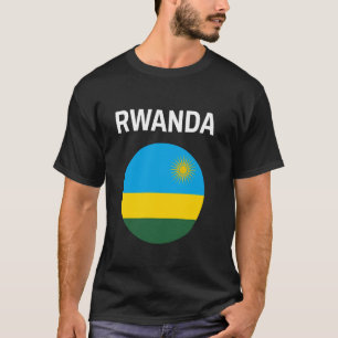 Rwanda Flag Modern T-Shirt