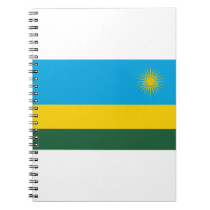 Rwanda Flag Notebook