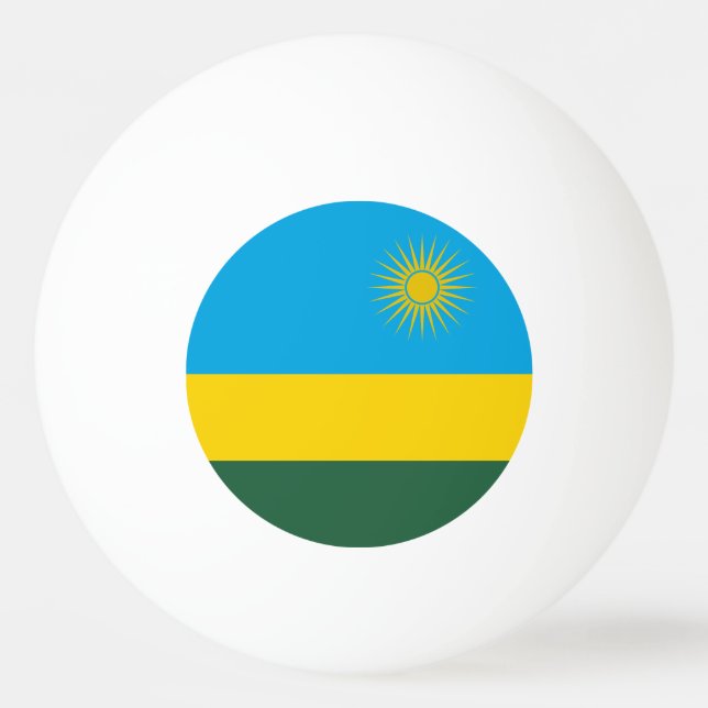 Rwanda Flag Ping Pong Ball (Front)