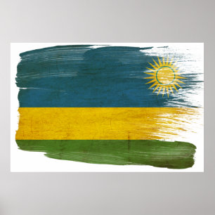 Rwanda Flag Posters
