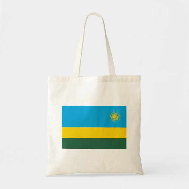 Rwanda Flag Tote Bag (Front)