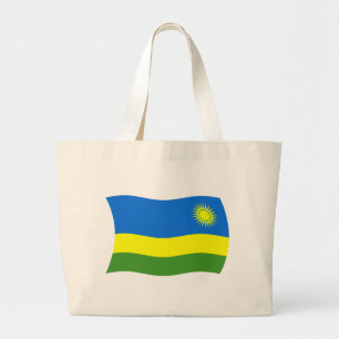 Rwanda Flag Tote Bag