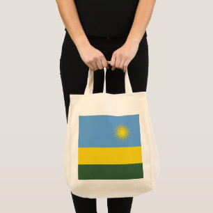Rwanda flag tote bag