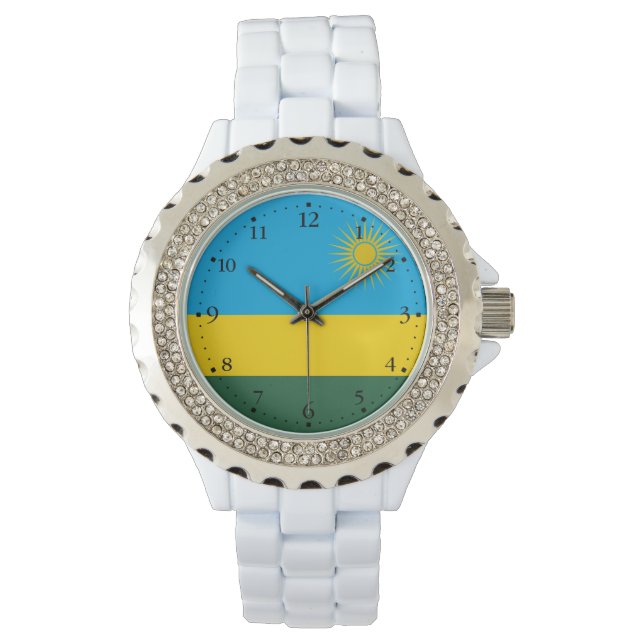 Rwanda Flag Watch (Front)
