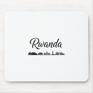 Rwanda Skyline Travel Vacation Outfits Mouse Pad