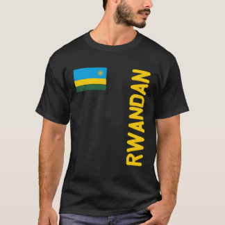 Rwandan Flag And Rwanda Roots T-Shirt