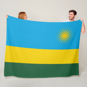 Rwandan Flag (Rwanda) (African Country) Fleece Blanket