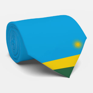 Rwandan Flag (Rwanda) (African Country) Tie