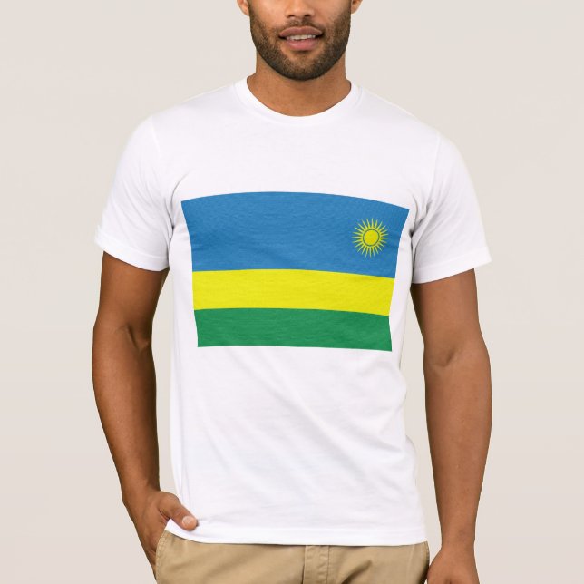 Rwanda's Flag T-Shirt (Front)