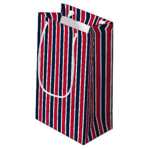 RWB Baseball Coordinating Stripes 1-GIFT BAG S