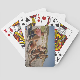 RWH Cribbage cards on beach