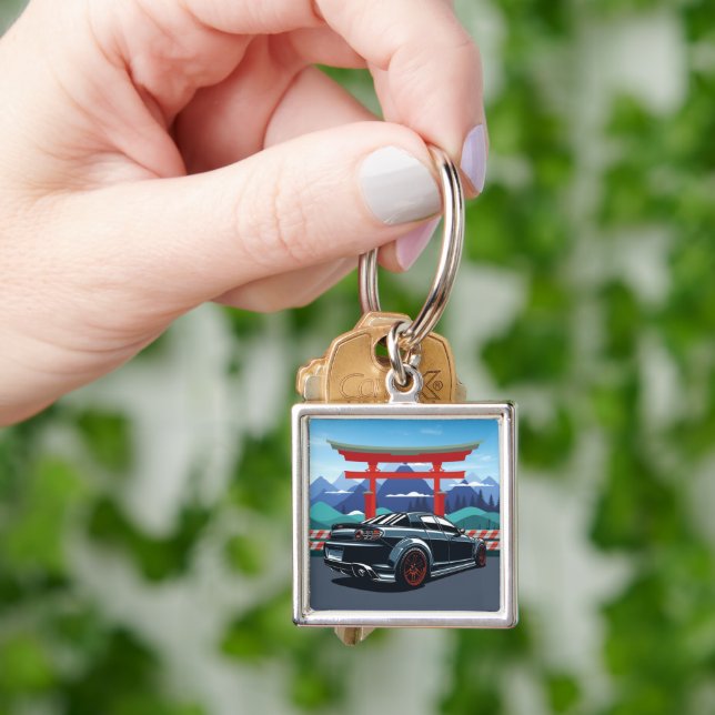 RX8 - Energised by Rotary engines Key Ring (Hand)