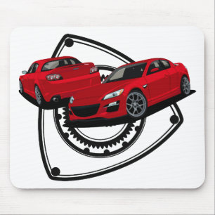 Rx8 Rotary Mouse Pad